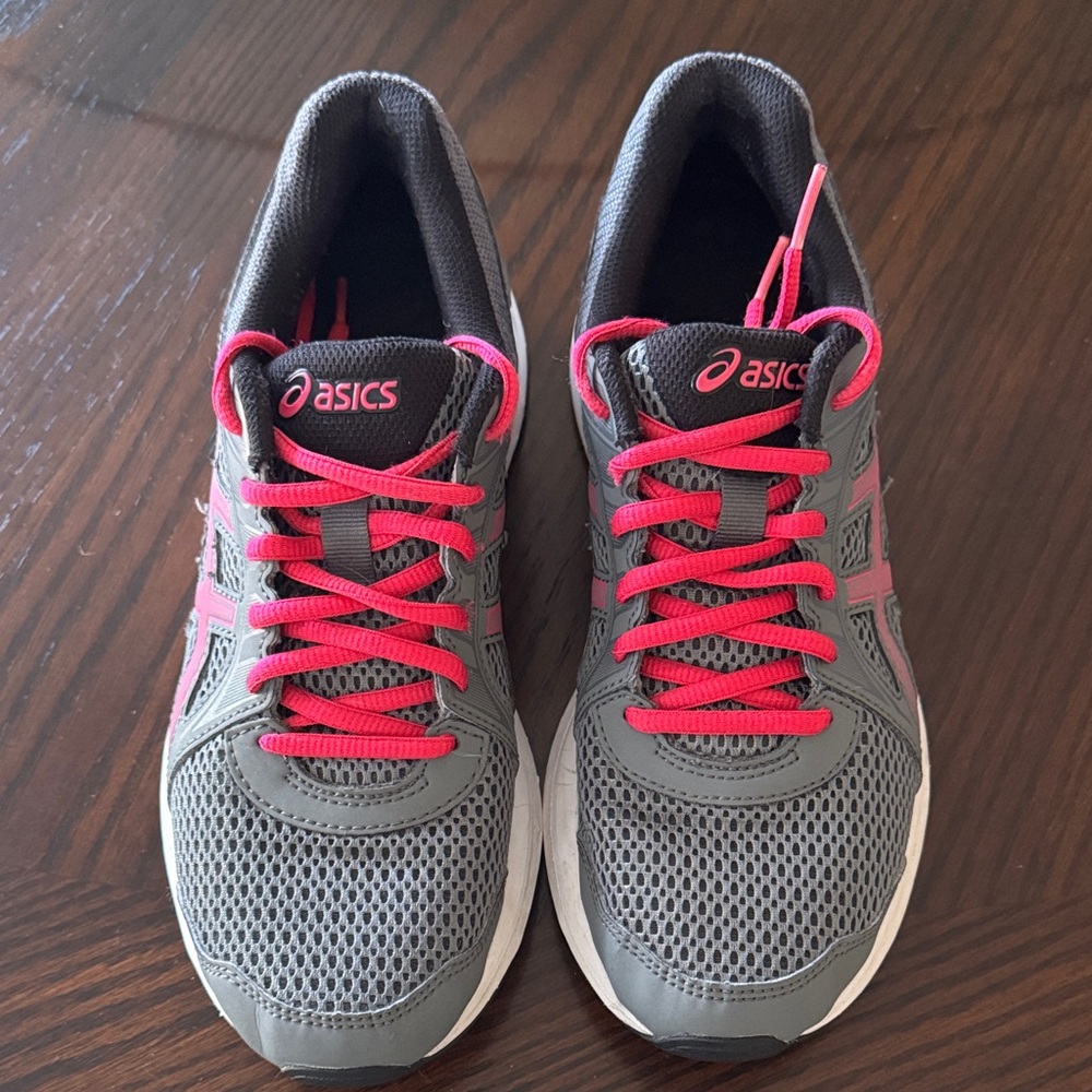 ASICS Women's Athletic Shoes in Gray and Pink